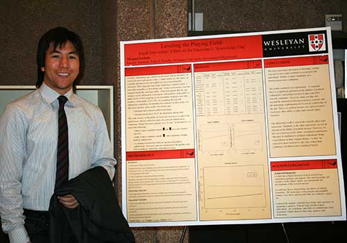 "Leveling the Playing Field: Local Televisions' Effect on the Electorate's 'Knowledge Gap.'" Michael Yoshida. Sponsor: Erika Fowler